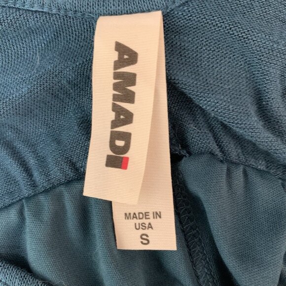 Anthropologie Amadi Women’s Dress Small Teal Flowy Boho Cottagecore - Picture 6 of 8